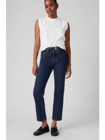 levi`s® γυναικείο τζιν παντελόνι ψηλόμεσο cropped `501®` 