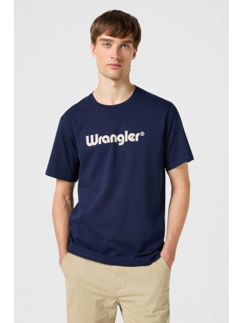wrangler® ανδρικό t-shirt με logo print regular fit 