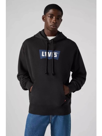 levi`s® ανδρική μπλούζα φούτερ με κουκούλα και σταμπωτό