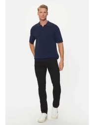lee® ανδρικό τζιν παντελόνι πεντάτσεπο slim fit `luke` - 112119043 μαύρο