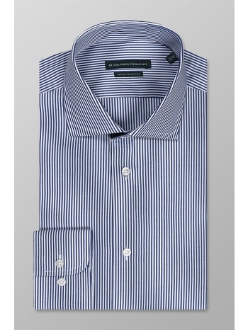 oxford company ανδρικό πουκάμισο με ριγέ σχέδιο regular fit
