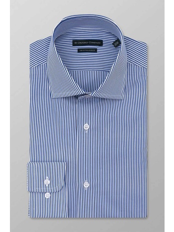 oxford company ανδρικό πουκάμισο με ριγέ σχέδιο regular fit