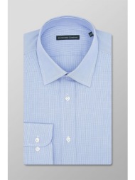 oxford company ανδρικό πουκάμισο regular fit - m234nil20.01 denim blue ανοιχτό