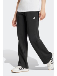 adidas γυναικείο παντελόνι φόρμας με λογότυπο regular fit `essentials small logo feel cozy open-hem`