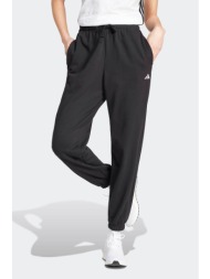 adidas γυναικείο παντελόνι φόρμας με λογότυπο loose fit `essentials small logo french terry` - jd799