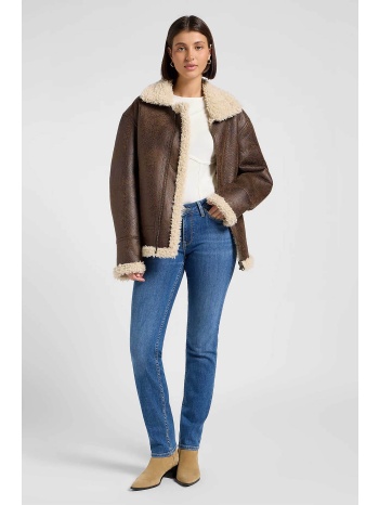 lee® γυναικείο ψηλόμεσο τζιν παντελόνι πεντάτσεπο slim fit