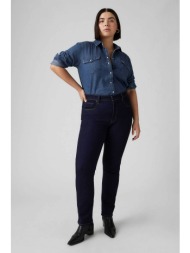 levi`s® γυναικείο τζιν παντελόνι 724™ high rise straight - 188830227 denim blue σκούρο