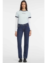 guess γυναικείο τζιν παντελόνι πεντάτσεπο straight fit `g08` - w4ya98d5cc2 denim blue