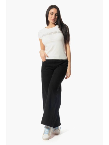 guess γυναικείο τζιν παντελόνι πεντάτσεπο wide leg `g13`  σε προσφορά