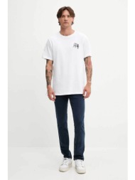 tommy jeans ανδρικό τζιν παντελόνι πεντάτσεπο straight fit - dm0dm21213-** denim blue σκούρο