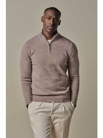 profuomo ανδρικό μάλλινο πουλόβερ με ψηλό λαιμό και 1/2