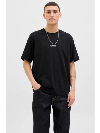 jack & jones ανδρικό t-shirt μονόχρωμο με lettering  σε προσφορά