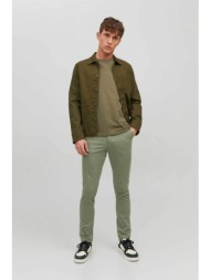 jack & jones ανδρικό chino παντελόνι `marco bowie` - 12150148 χακί