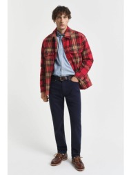 gant ανδρικό τζιν παντελόνι πεντάτσεπο regular fit (34l) - 1000501 μπλε σκούρο