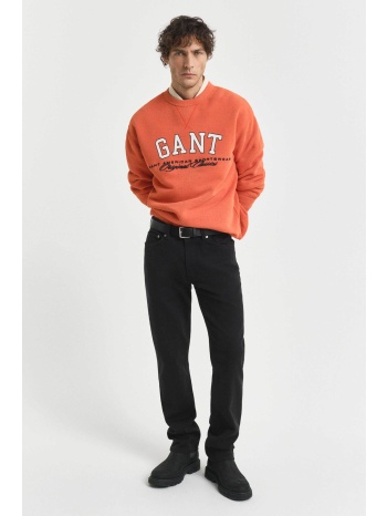 gant ανδρικό τζιν παντελόνι πεντάτσεπο regular fit (34l) 