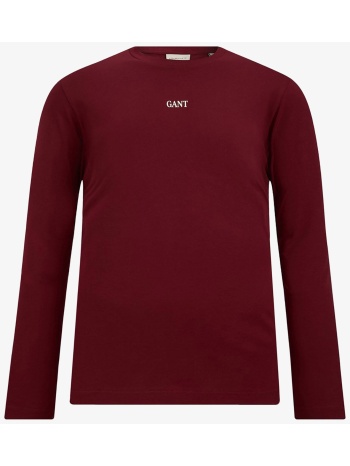 gant ανδρική μακρυμάνικη μπλούζα με λογότυπο regular fit  σε προσφορά