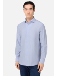 boggi milano ανδρικό πουκάμισο regular fit - bo25a001101 σιελ