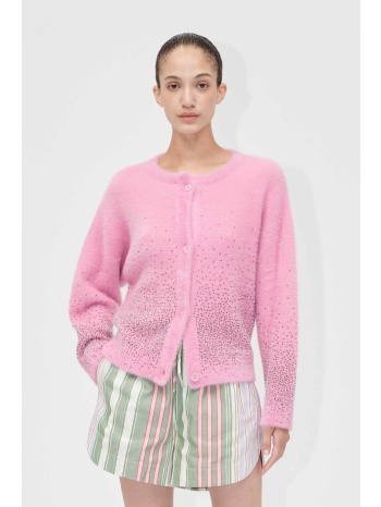 stine goya γυναικεία ζακέτα fluffy με διακοσμητικές πέτρες σε προσφορά