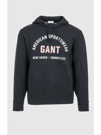 gant ανδρική μπλούζα φούτερ με κουκούλα και graphic logo σε προσφορά