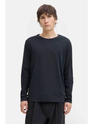 jack & jones ανδρική μακρυμάνικη μπλούζα μονόχρωμη regular fit - 12279538 μπλε σκούρο