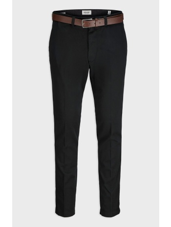 jack & jones ανδρικό παντελόνι chino μονόχρωμο slim fit  σε προσφορά