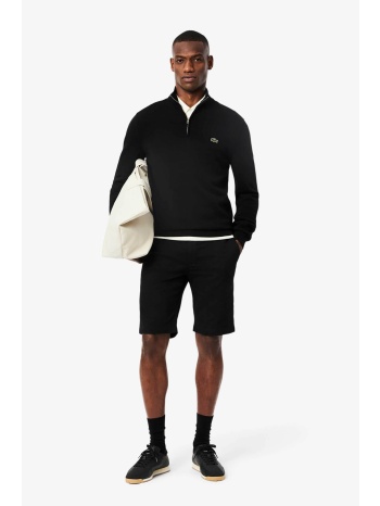 lacoste ανδρική βερμούδα chino slim fit - fh3347-00 μαύρο σε προσφορά