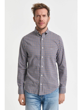 gant ανδρικό πουκάμισο button down με καρό σχέδιο regular σε προσφορά