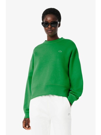lacoste γυναικεία μπλούζα φούτερ με εξωτερικές ραφές και σε προσφορά