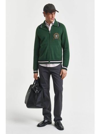 gant ανδρικό τζιν παντελόνι βαμβακερό μονόχρωμο πεντάτσεπο