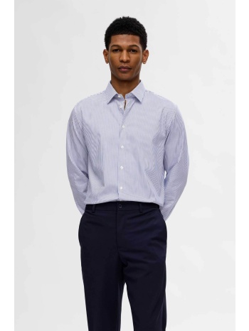 selected ανδρικό πουκάμισο slim fit - 16092939 μπλε ανοιχτό