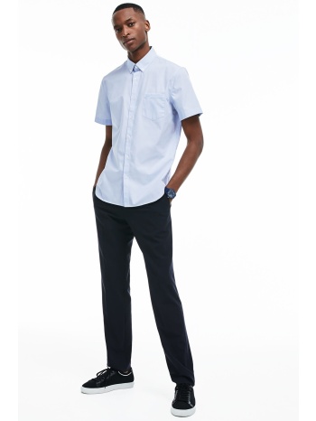 lacoste ανδρικό κοντομάνικο πουκάμισο με μικροσχέδιο καρό  σε προσφορά