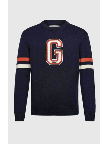 gant ανδρικό πουλόβερ με μπουκλέ monogram relaxed fit  σε προσφορά