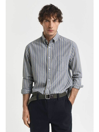 gant ανδρικό πουκάμισο button down με ριγέ σχέδιο regular σε προσφορά