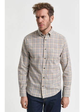 gant ανδρικό πουκάμισο button down με καρό σχέδιο regular σε προσφορά