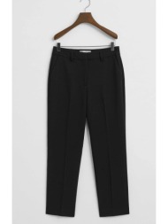gant γυναικείο παντελόνι υφασμάτινο slim fit - 4150363 μαύρο