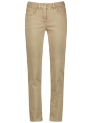 gerry weber γυναικείο τζιν παντελόνι straight fit - 925051-69001 μπεζ