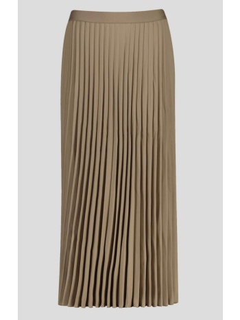 gant γυναικεία midi φούστα ψηλόμεση πλισέ - 4400169 μπεζ