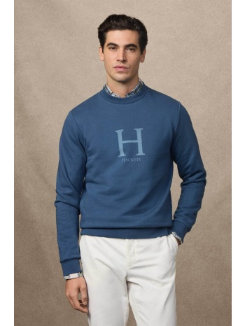 hackett ανδρική μπλούζα φούτερ με monogram print classic σε προσφορά