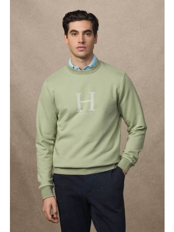hackett ανδρική μπλούζα φούτερ με monogram print classic