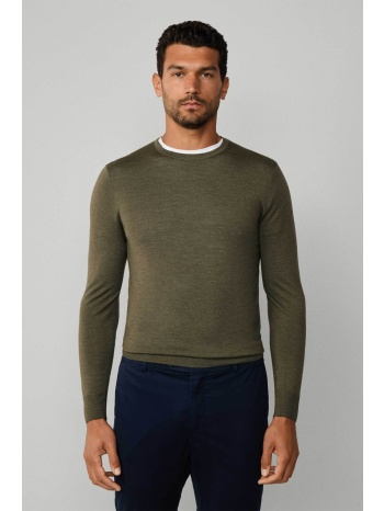 hackett ανδρικό πουλόβερ από μαλλί και μετάξι regular fit  σε προσφορά