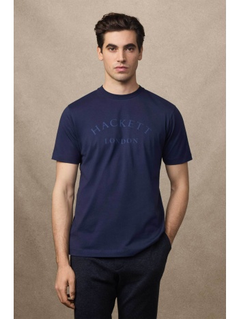 hackett ανδρικό t-shirt με logo print classic fit  σε προσφορά