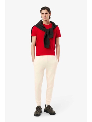 lacoste ανδρικό παντελόνι φόρμας με κεντημένο λογότυπο slim