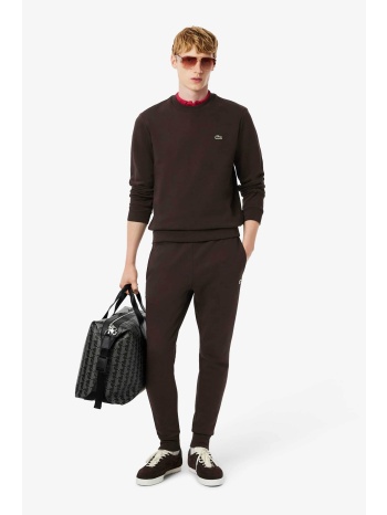 lacoste ανδρικό παντελόνι φόρμας με κεντημένο λογότυπο slim