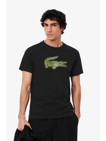 lacoste ανδρικό t-shirt με xxl logo print regular fit 