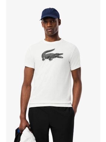 lacoste ανδρικό t-shirt με xxl logo print regular fit 