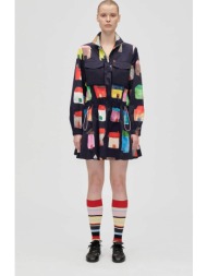 stine goya γυναικείo mini φόρεμα με all-over print `refugios` - sg-aw25-d174-2340 πολύχρωμο
