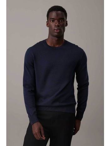 calvin klein ανδρικό πουλόβερ μονόχρωμο regular fit 