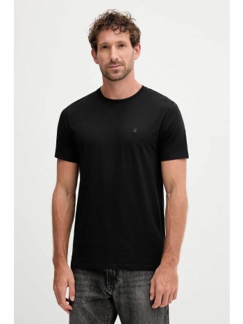 calvin klein ανδρικό t-shirt με κεντημένο monogram slim fit