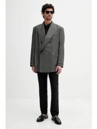 calvin klein ανδρικό παντελόνι μονόχρωμο slim fit - lv04lb610g μαύρο