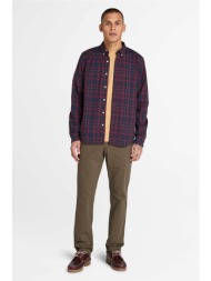 timberland ανδρικό παντελόνι chino μονόχρωμο slim fit `claremont twill` - tb0a2byya581 λαδί